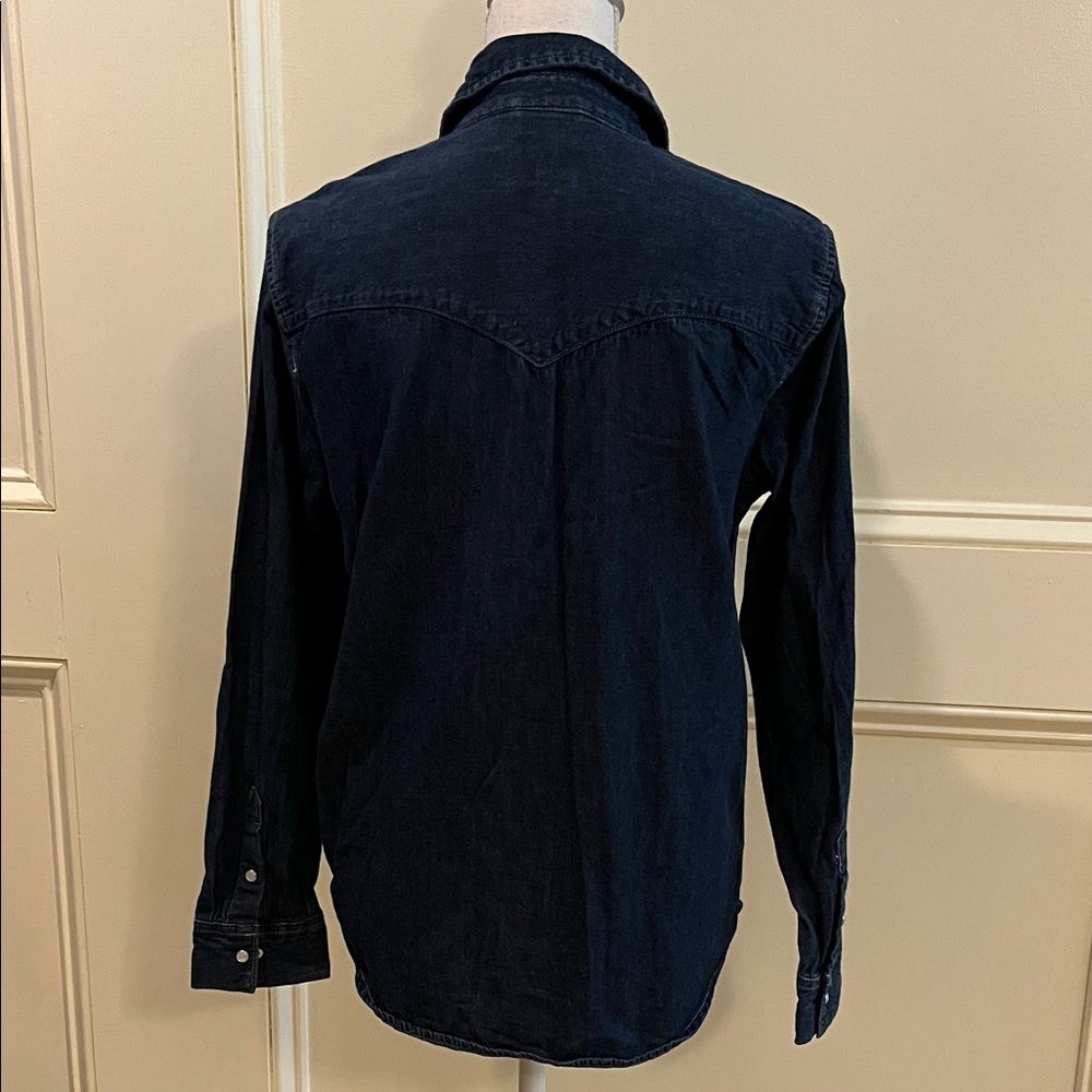 Levi's Navy Button Down Shirt - image 7